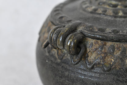 Antique Indian Bronze Coin Box