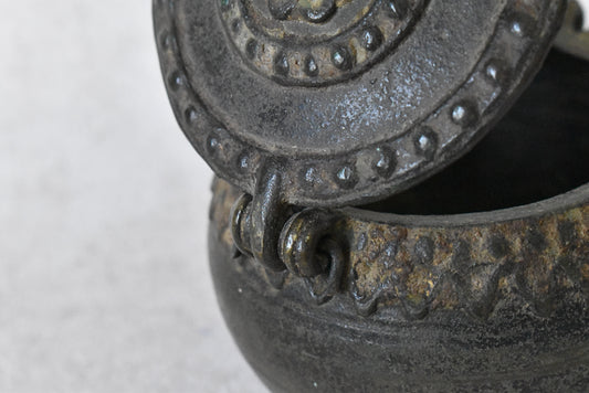 Antique Indian Bronze Coin Box