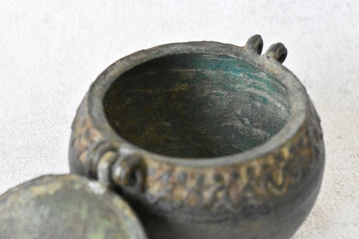 Antique Indian Bronze Coin Box