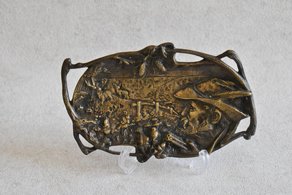 Vintage German Bronze Key Tray, 1950s