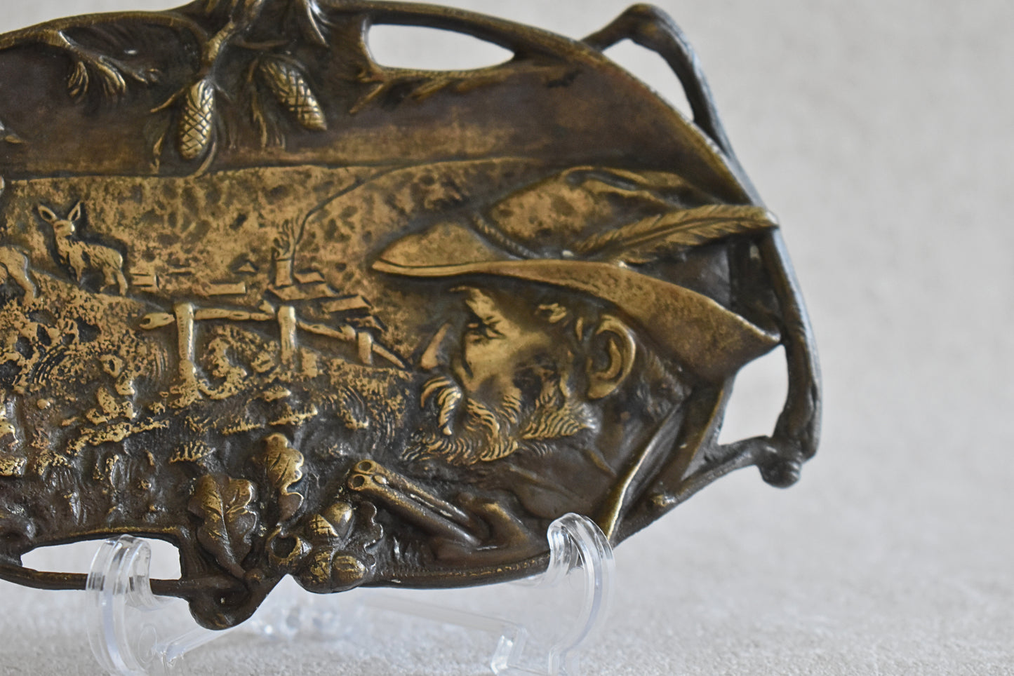 Vintage German Bronze Key Tray, 1950s