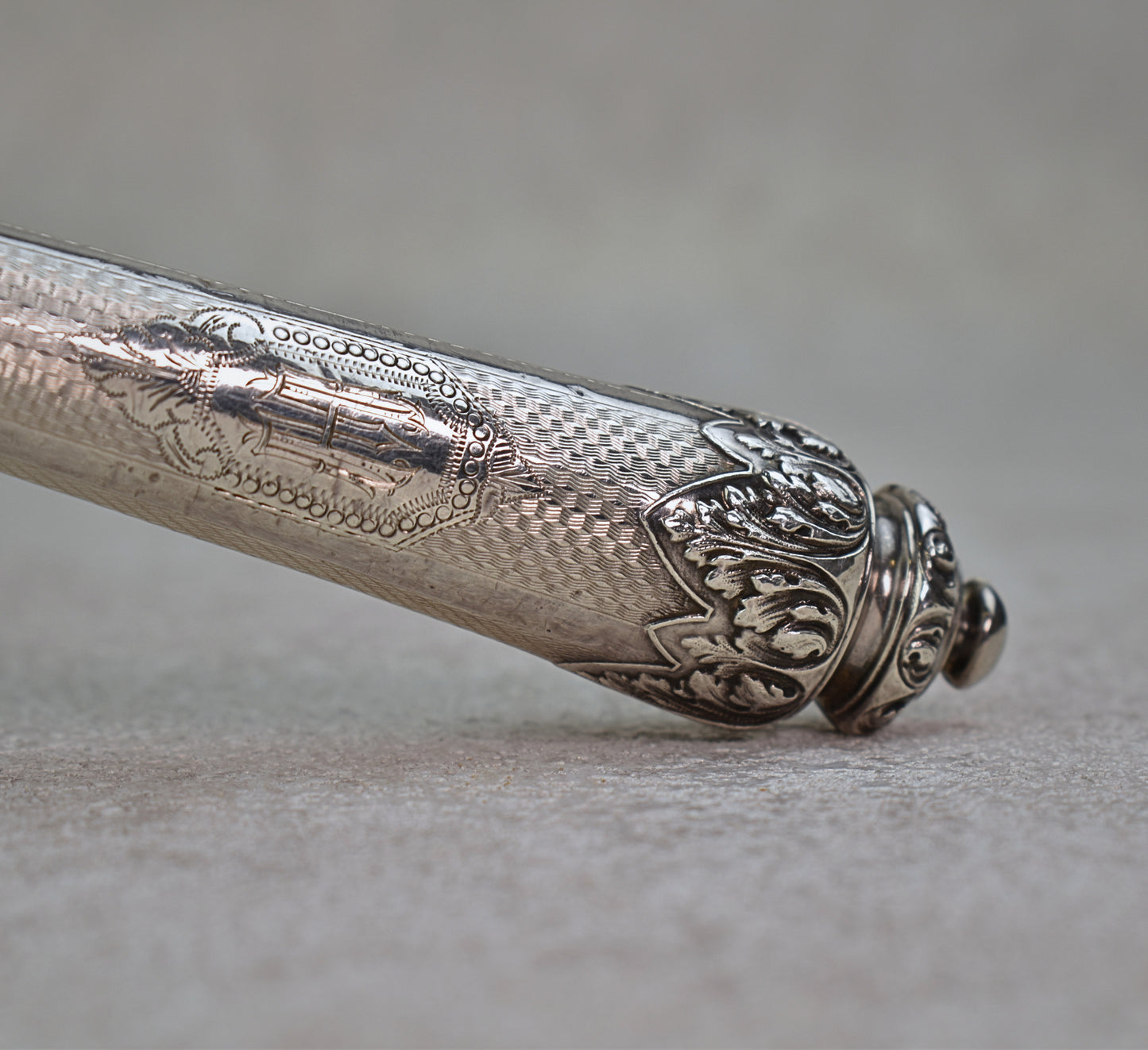 French Solid Silver Cake Server, 1883