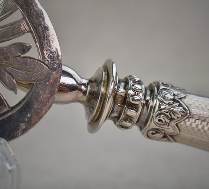 French Solid Silver Cake Server, 1883