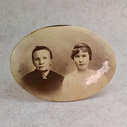 Antique Oval Studio Portrait, Early 20th Century