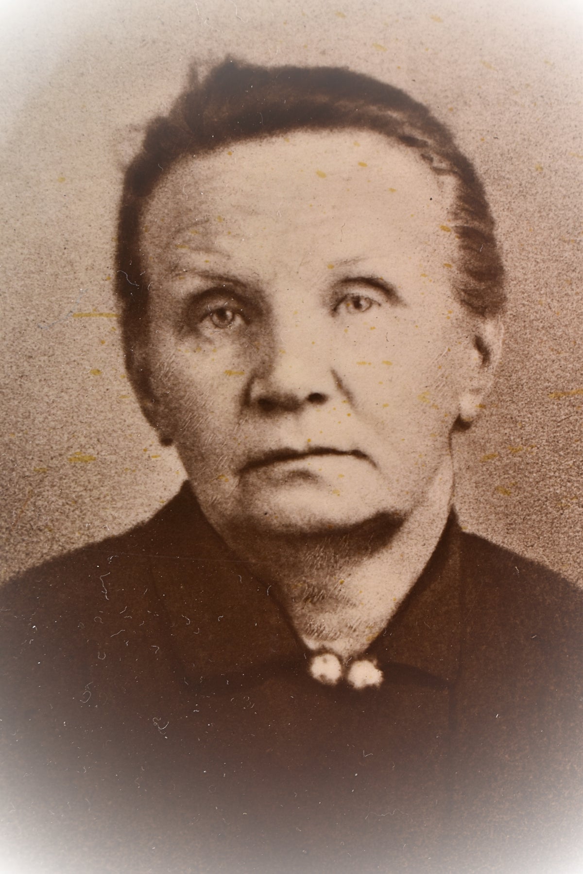 Antique Oval Studio Portrait, Early 20th Century