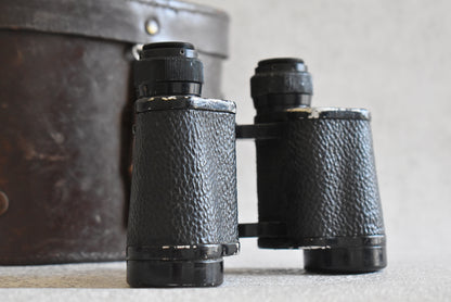 Hensoldt Wetzlar Military Binoculars with Original Leather Case