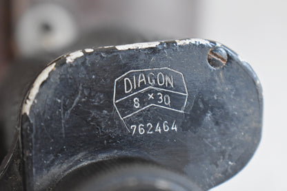 Hensoldt Wetzlar Military Binoculars with Original Leather Case