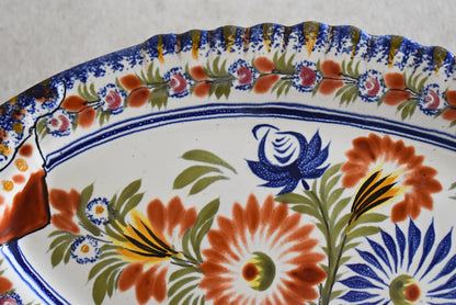 French Henriot Quimper Fish Dinner Service