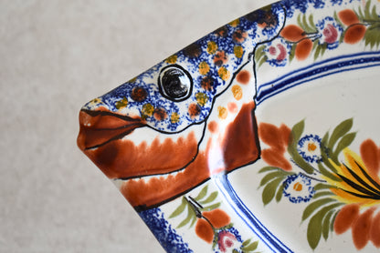 French Henriot Quimper Fish Dinner Service