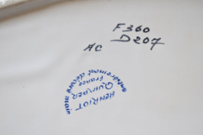 French Henriot Quimper Fish Dinner Service