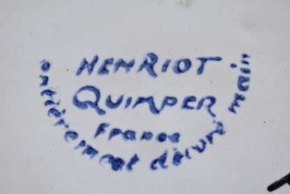 French Henriot Quimper Fish Dinner Service