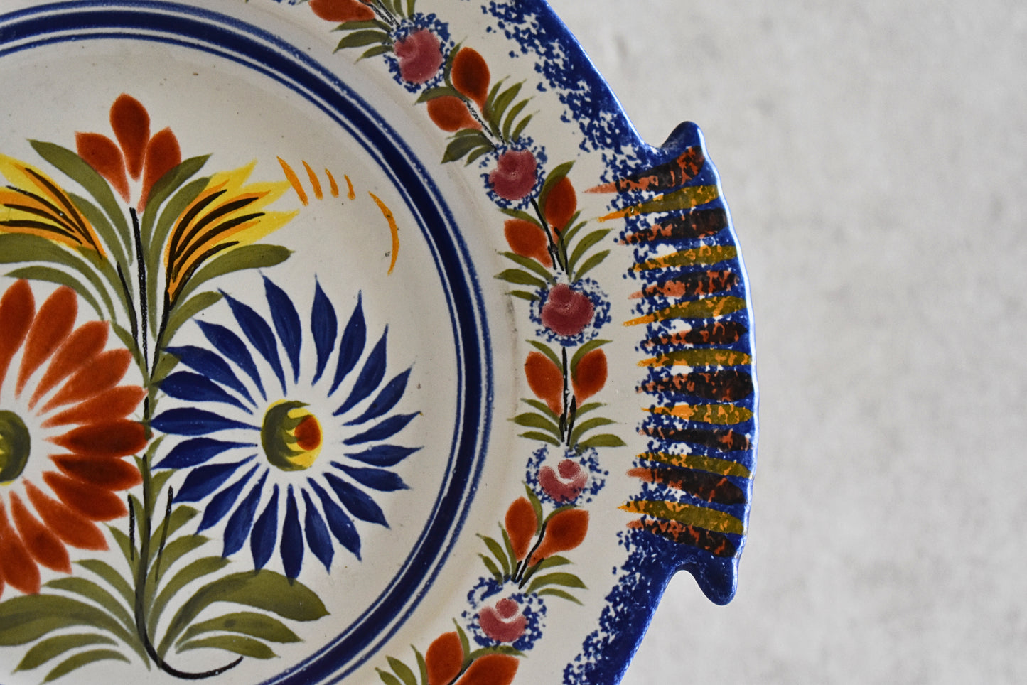 French Henriot Quimper Fish Dinner Service