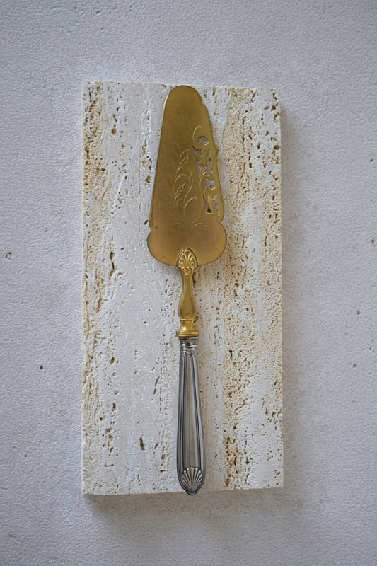 Antique French Silver Cake Server