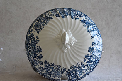 Tonquin Blue & White Serving Set – By Myott, Staffordshire, England