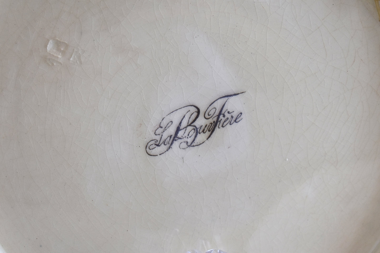 Antique Boch Frères Keramis Faience Plates, Set of 2