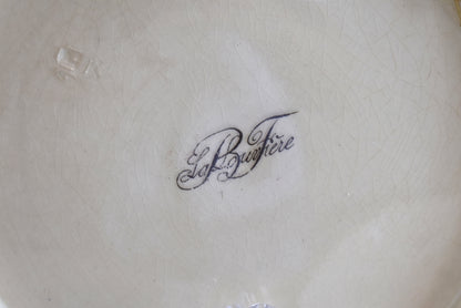 Antique Boch Frères Keramis Faience Plates, Set of 2