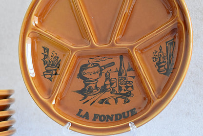 Vintage French Fondue Set by Gien