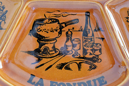 Vintage French Fondue Set by Gien