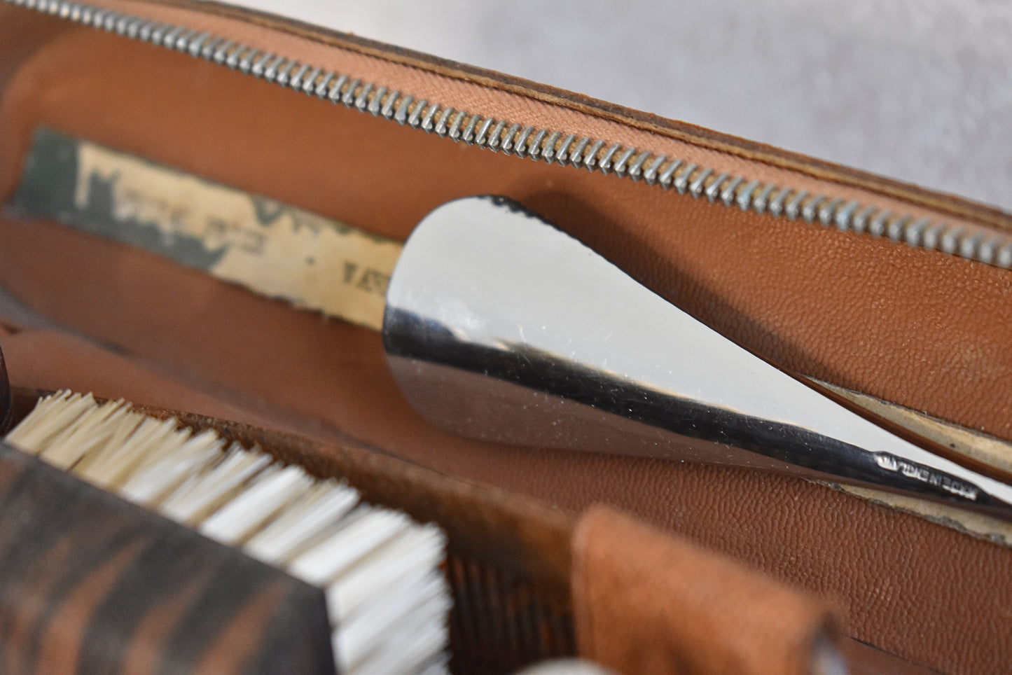 Vintage British Gentleman’s Grooming Travel Set, 1940s–1960s