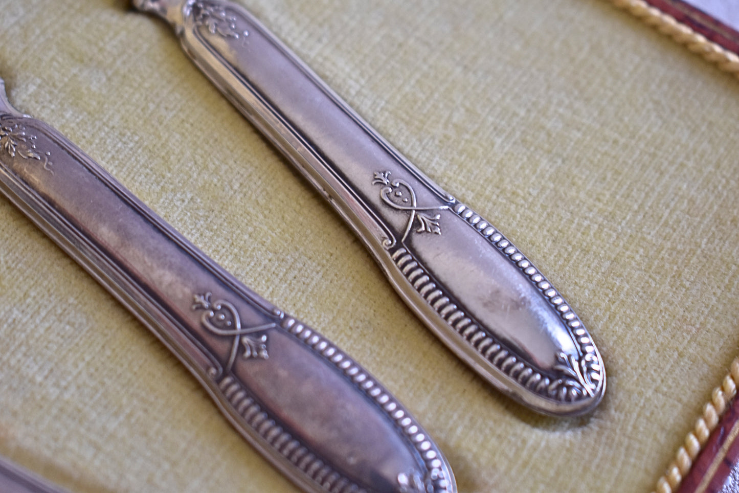 Antique French Silver & Gilt Serving Set, Minerva Hallmark, c. 1880–1920