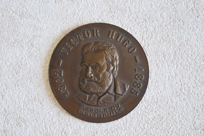 Victor Hugo Commemorative Bronze Medal