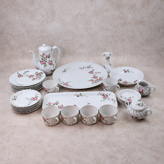 Haviland Limoges “Églantine” Porcelain Coffee & Dessert Service