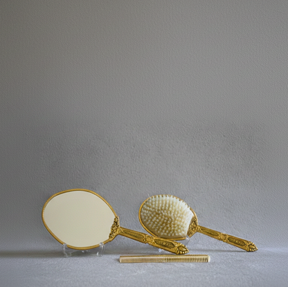 Vintage French Rococo Style Revival Vanity Set