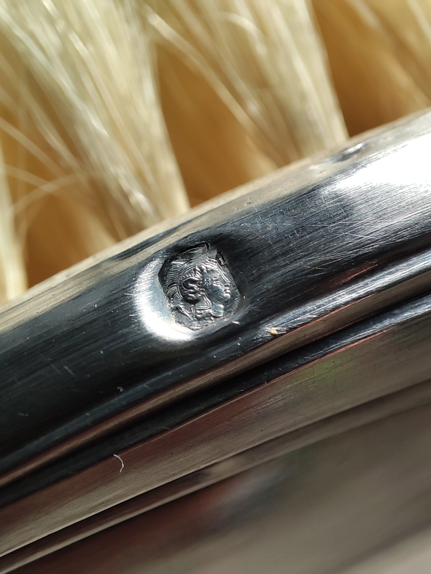 French Silver Baby Grooming Set by Delord, Sylvain, 1894