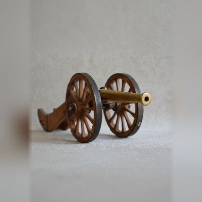 French Napoleonic Miniature Field Cannon Model – 1980s