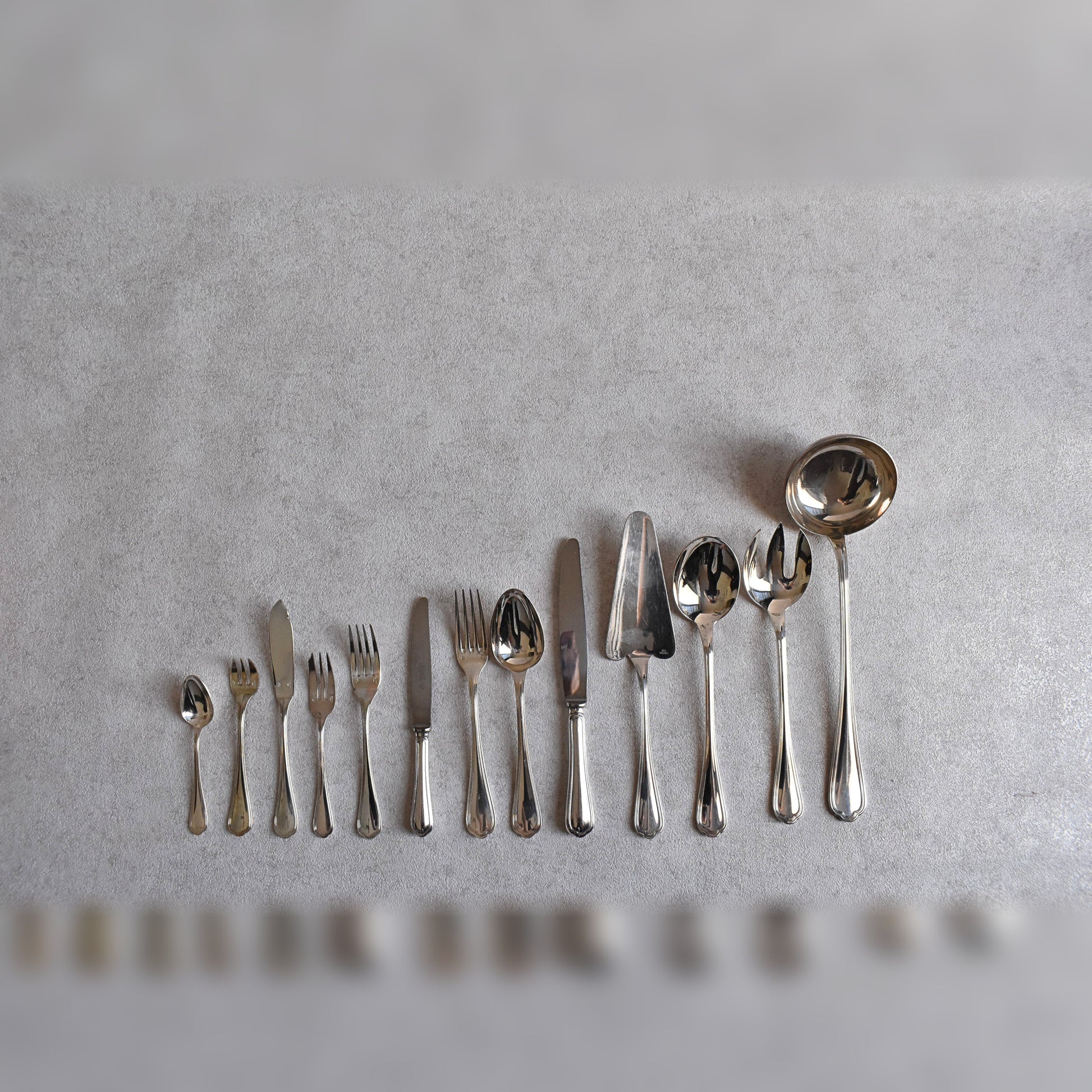 Christofle Spatours Silver-Plated Flatware Set of 12