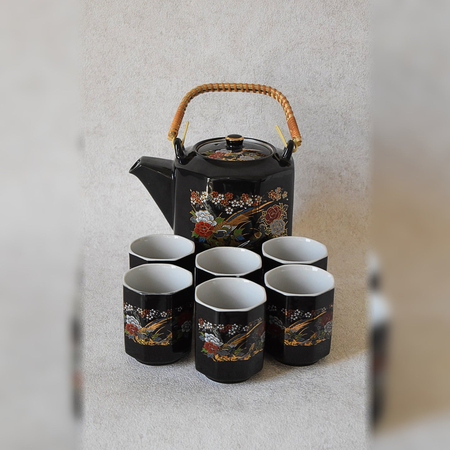Japanese Octagonal Tea Set