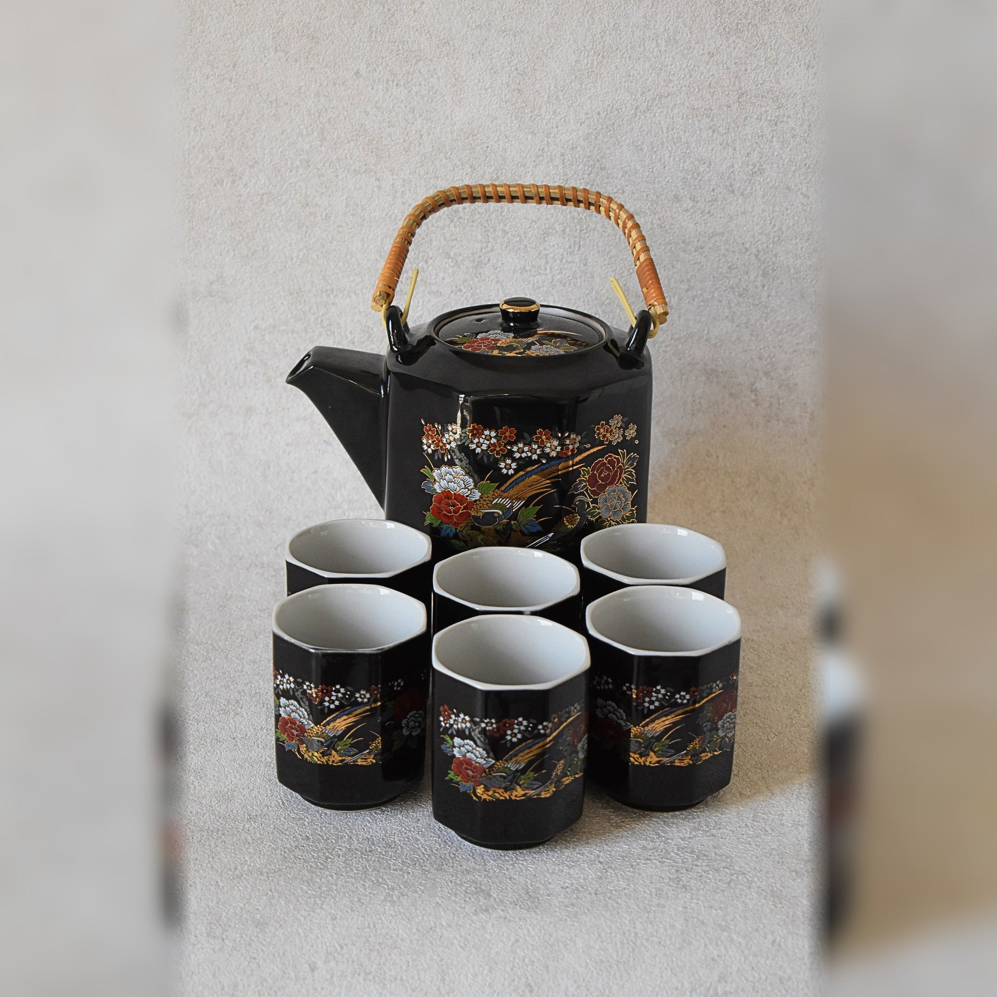 Japanese Octagonal Tea Set