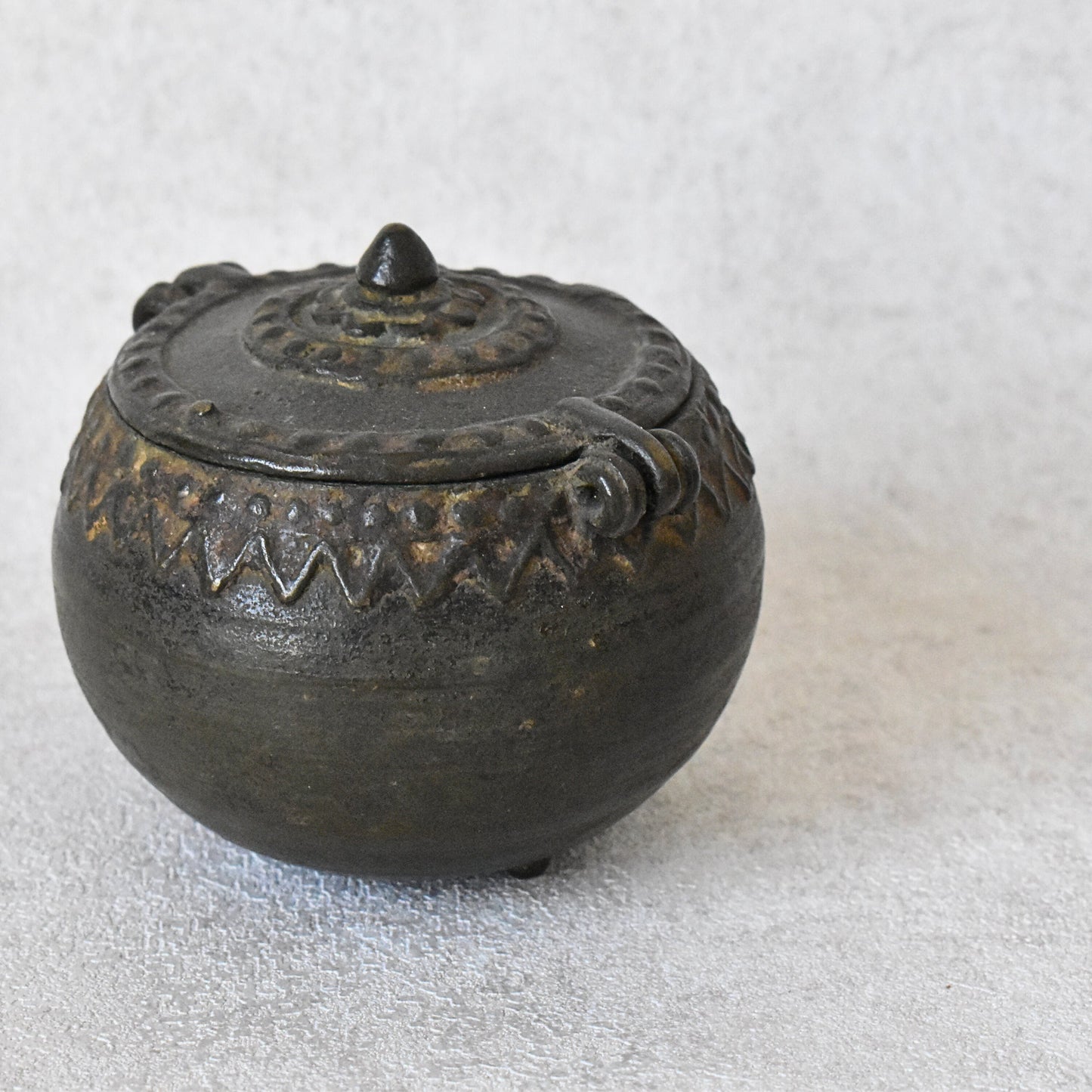 Antique Indian Bronze Coin Box
