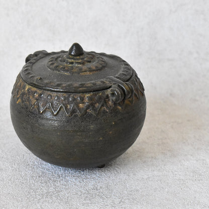 Antique Indian Bronze Coin Box
