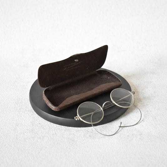 Antique Wire-Frame Spectacles with Original Case