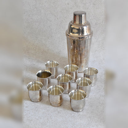 Vintage French Cocktail Shaker Set, 1960s–1970s
