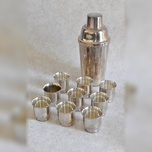 Vintage French Cocktail Shaker Set, 1960s–1970s