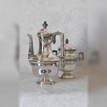 Antique French Silver-Plated Coffee Service Early 20th Century
