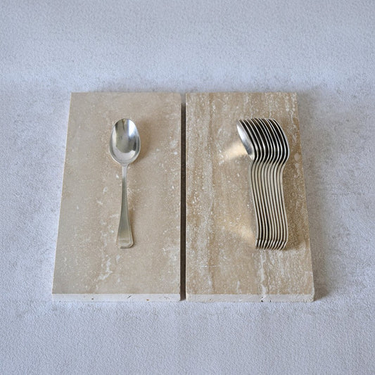 Set of 12 Christofle Silver-Plated Spoons