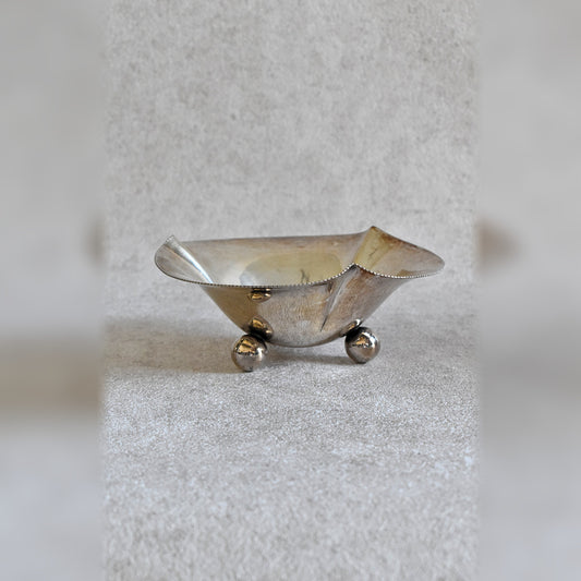 Antique Scottish Silver-Plated Bonbon Bowl