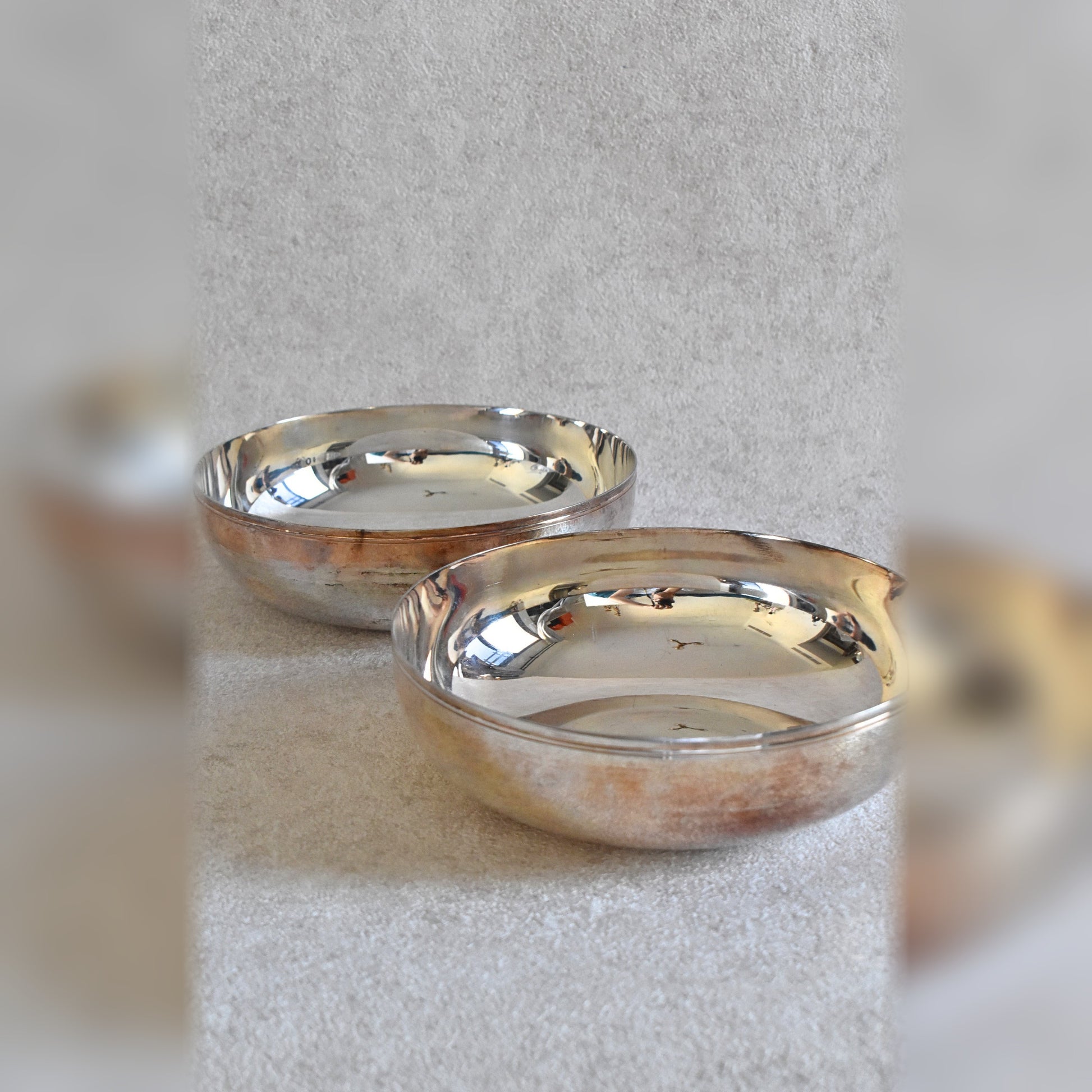 Pair of Vintage Christofle Silver-Plated Bowls
