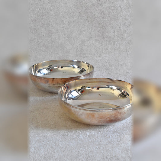 Pair of Vintage Christofle Silver-Plated Bowls