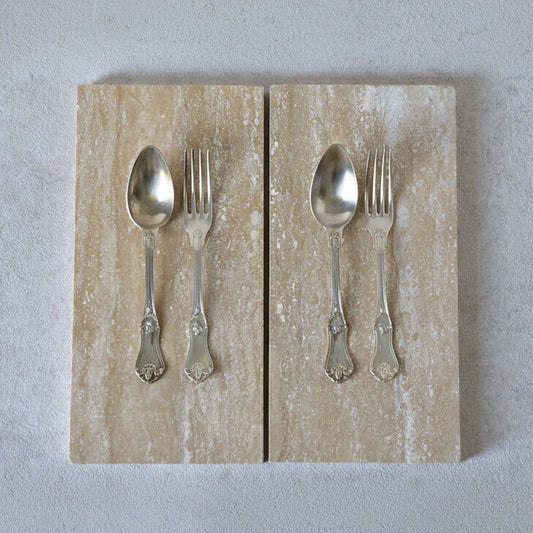 Antique French Solid Silver Flatware Set of 4