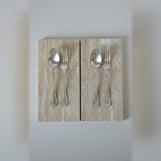 French Ercuis Silver-Plated Flatware Set of 4