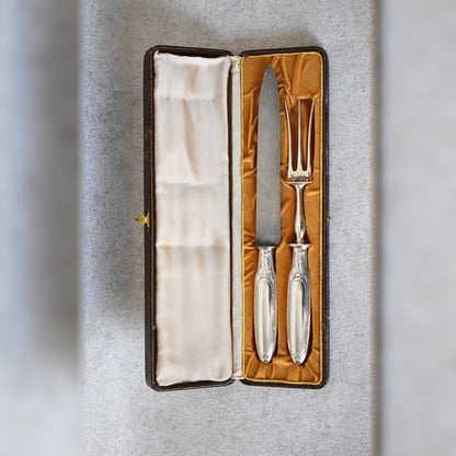 Christofle French Silver-Plated Carving Set, Circa 1900