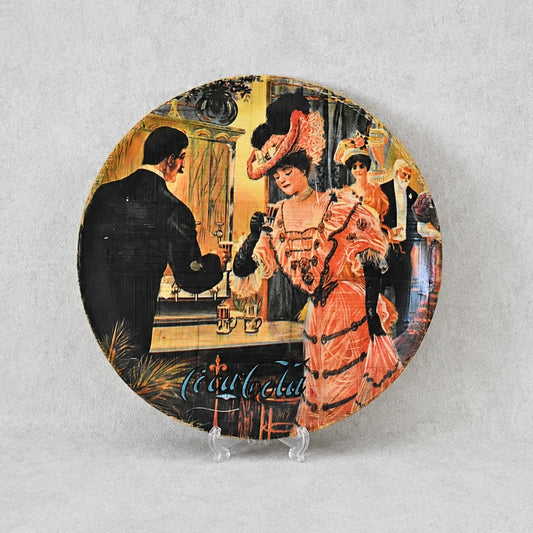 French Bamboo Charger, Coca-Cola Belle Époque Scene