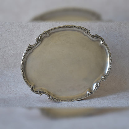 Antique 1900's French Silver Serving Tray