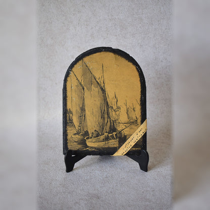 Vintage Hand-Drawn Chalk Board by Artisanat d'art