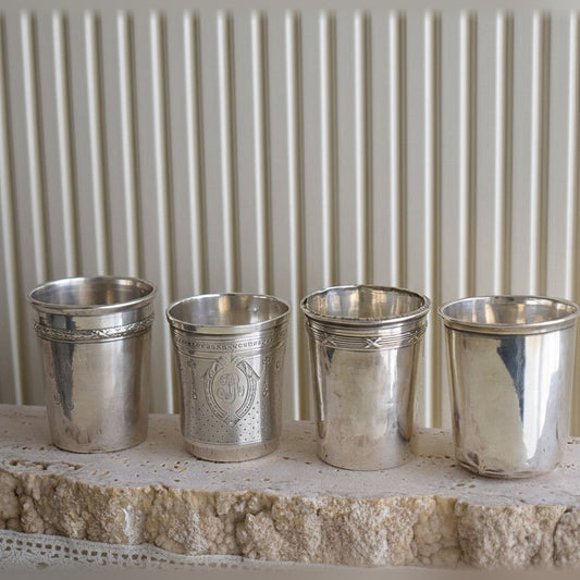 Antique French Silver Cups - A Four Generations Treasure