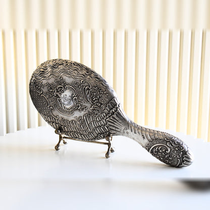 Antique Art Nouveau Hand Mirror by Lucien Gaillard